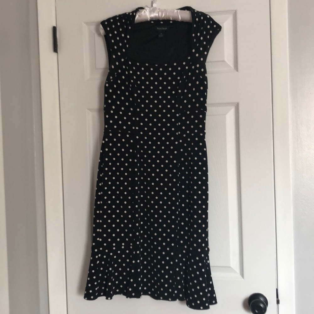 White House Black Market polka dot dres